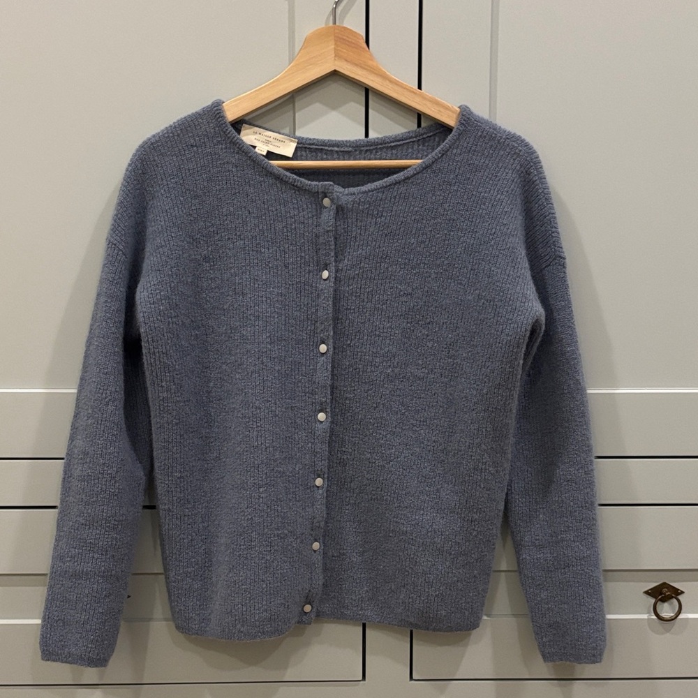 Sezane Classic Blue Women's Cardigan